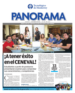 ¡A tener éxito en el CENEVAL! - Campus Monterrey
