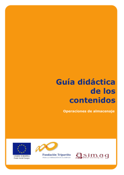 Gu&iacute;a did&aacute;ctica de los contenidos