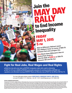 Join the to End Income Inequality