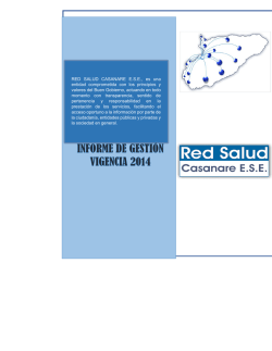 INTRODUCCION G - red salud casanare ese