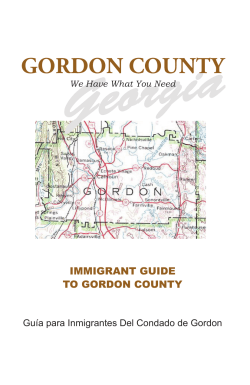 Georgia GORDON COUNTY