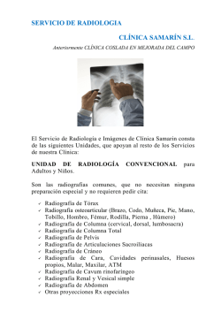 servicio de radiologia clínica samarín sl