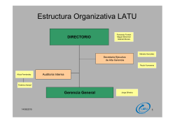 Estructura Organizativa con nombres