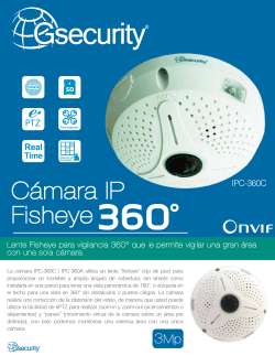 brochure 360° - camaras de vigilancia