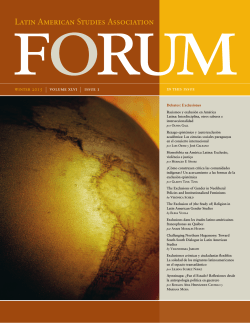 winter 2015 | volume xlvi | issue 1 in this issue