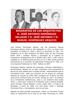 Biografía Dominguez Salazar y Urquijo