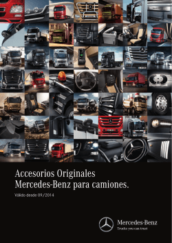 Catálogo de accesorios en PDF - Mercedes