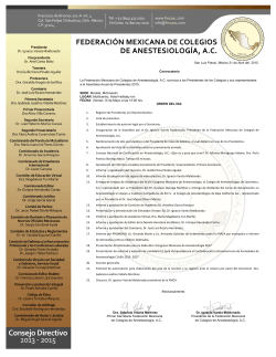 Descargar PDF - Federación Mexicana de Colegios de Anestesiología