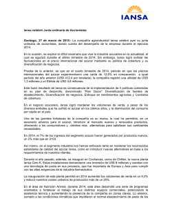 Comunicado Junta de Accionistas