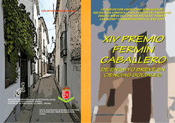 XIV PREMIO FERMÍN CABALLERO