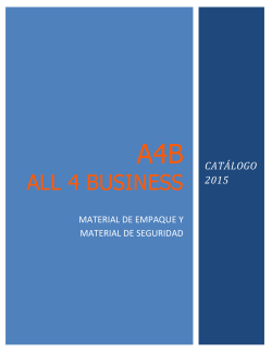 CatáloGO 2015 - All 4 Business