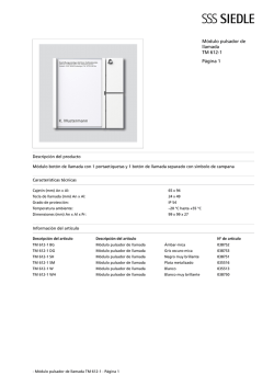 Hoja de datos en PDF
