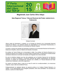 Magistrado Juan Carlos Silva Adaya