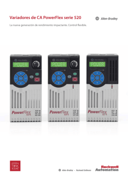 Variadores de CA PowerFlex serie 520