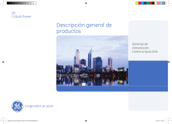 Descripción general de productos