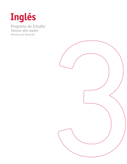 Ingl&eacute;s - Curr&iacute;culum en l&iacute;nea
