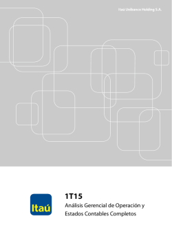 Estados Contables Completos (BRGAAP) - 1T2015