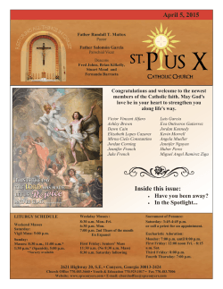 2015-04-05 - St. Pius X Catholic Church
