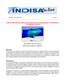 DISE&Ntilde;OS MEC&Aacute;NICOS EMPLEANDO AN&Aacute;LISIS CON LOS
