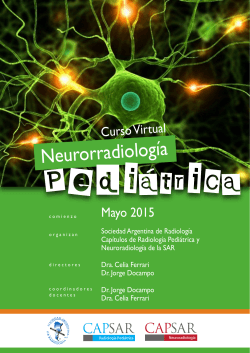 Neurorradiología - Sociedad Argentina de Radiología