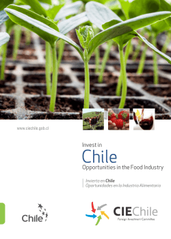 opportunities in the food industry