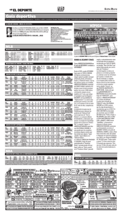 Guía deportiva