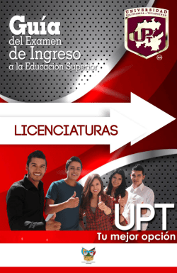 Gu&iacute;a Licenciaturas - Universidad Polit&eacute;cnica de Tulancingo