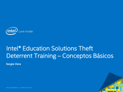 1 TD2 Training - Theft Deterrent Basics Spanish