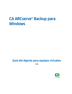 Guía del Agente para equipos virtuales de CA ARCserve Backup