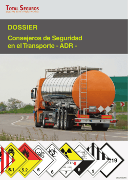 DOSSIER Consejeros de Seguridad en el