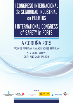Programa I Congreso Seguridad Industrial en Puertos