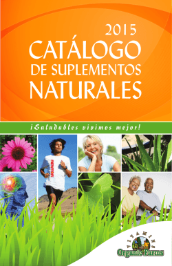 CATÁLOGO - Mundo Natural