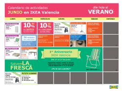 calendario - IKEA: www.ikea.es