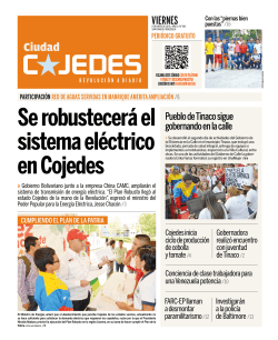 VIERNES - Ciudad Cojedes