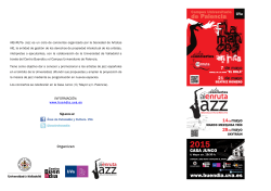 Jazz en Ruta - Universidad de Valladolid