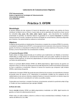 Práctica 3. OFDM - Universidad de Cantabria