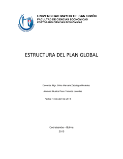 Plan Global y secuencia didactica DIPLOMADO EN