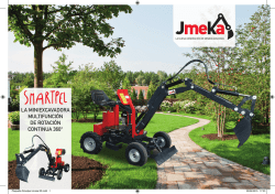 la miniexcavadora multifunción de rotación