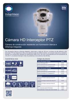 Cámara HD Interceptor PTZ