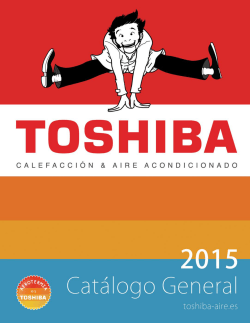 Catalogo General Toshiba