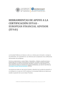 Informaci&oacute;n en PDF - Formaci&oacute;n Financiera y Online UPV