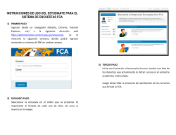 INSTRUCCIONES DE USO DEL ESTUDIANTE PARA EL SISTEMA