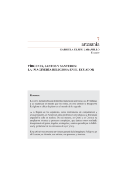 Virgenes, Santos y Santeros-Gabriela Eljuri