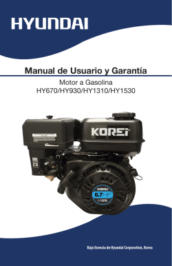 Manual de Usuario y Garantía - World Korei Corporation SA de CV