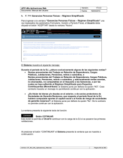 h. F. 711 Ganancias Personas F&iacute;sicas &ndash; R&eacute;gimen