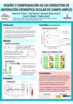 dise&ntilde;o y comprobaci&oacute;n de un corrector de aberraci&oacute;n crom&aacute;tica