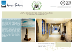 data sheet - Hotel de Sal Luna Salada