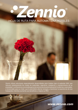 HOJA DE RUTA PARA AUTOMATIZAR HOTELES
