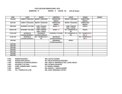 CICLO ESCOLAR ENERO/JUNIO 2015 SEMESTRE: 1º GRUPO: A