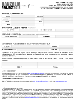 ficha inscripci&oacute;n danzalia 2015